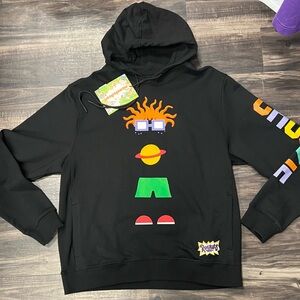 Nickelodeon, Black Rugrats Graphic Hoodie new with tags